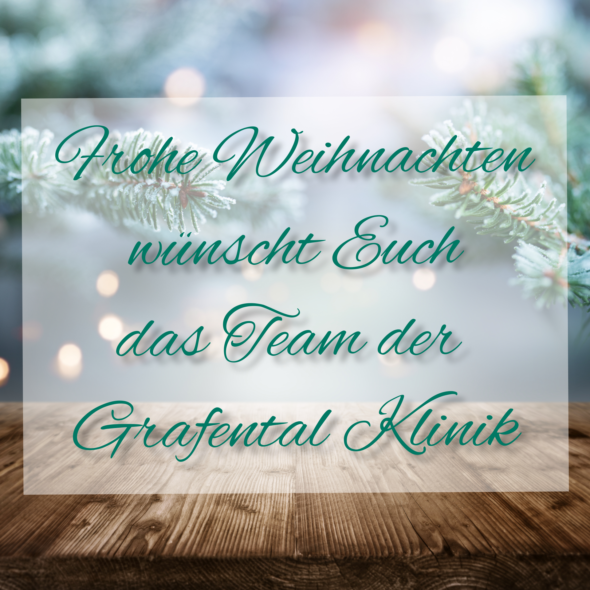 Weihnachten, Grafental-Klinik Weihnachten